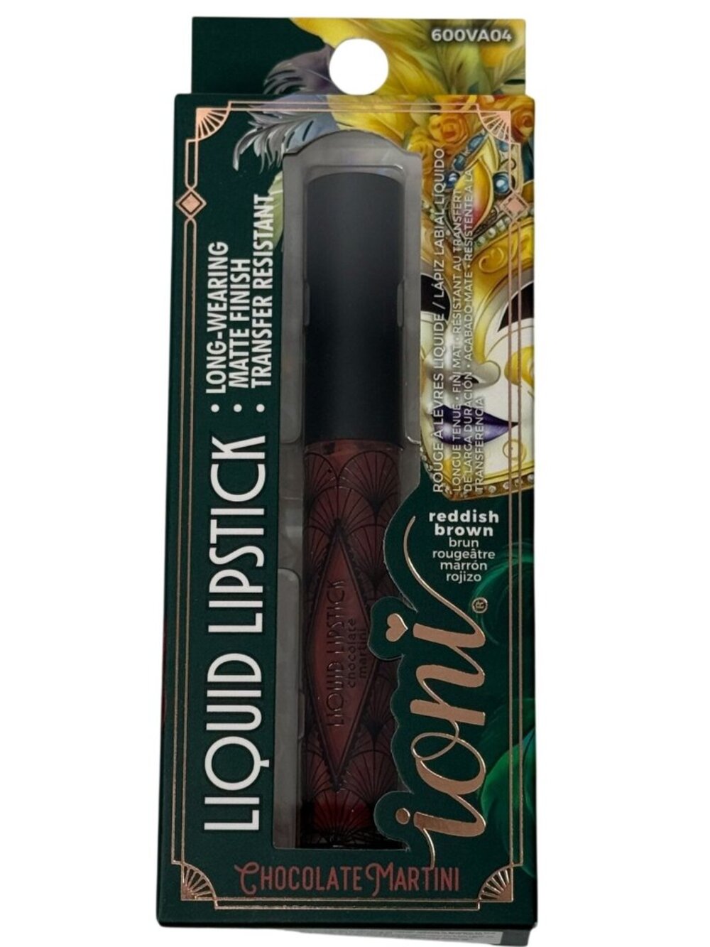 Ioni Veil of Allure Liquid Lipstick Chocolate Martini Reddish Brown